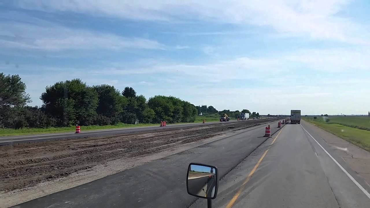 Interstate I 88 Toll road construction Illinois YouTube