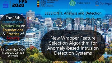 1- New Wrapper Feature Selection Algorithm for Anomaly based Intrusion Detection Systems