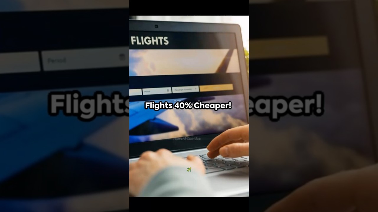 Save up to 40% on flights using this simple AI trick💸✈️