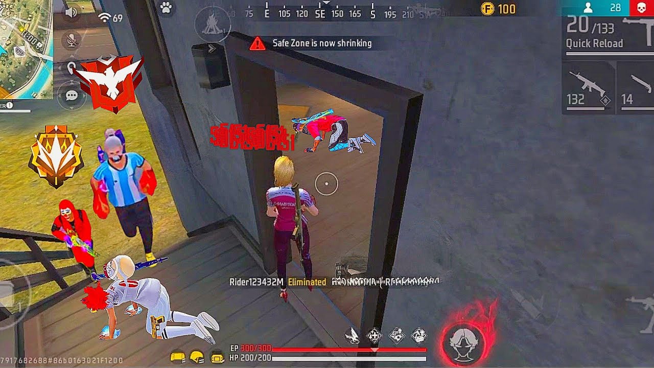 Grandmaster 😱 Hard Lobby 💪 Solo vs Squad Handcam Gameplay 🎯 Garena Free ...