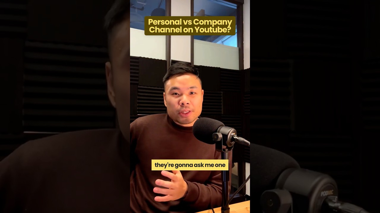 Personal or Company Channel on Youtube?