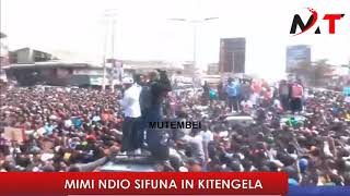 Mnaniona Vizuri?Mimi Ndio Sifuna!!!How Sifuna,Babu,Orengo Locked Kitengela!!Linda Mwananchi!