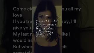 falling (sped up) lyrics