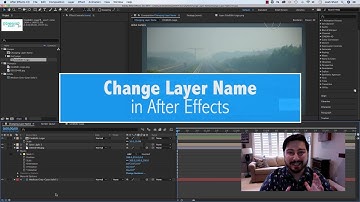 How to Change the Name of a Layer in After Effects Tutorial