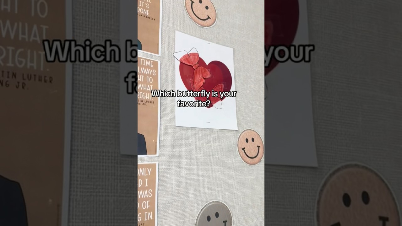 Creative Camouflage Butterfly Classroom Challenge