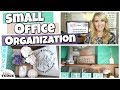 SMALL Office Organization || Farmhouse Style Office MAKEOVER SMALL Office Organization || Farmhouse Style Office MAKEOVER