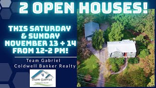 2 Open Houses This Weekend Nov. 13 + 14 From 12-2 PM: 1 Lanz Lane, Ellington CT