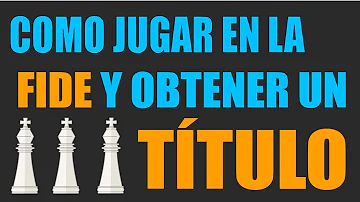 ¿Cuántas partidas se necesitan para obtener la clasificación FIDE?