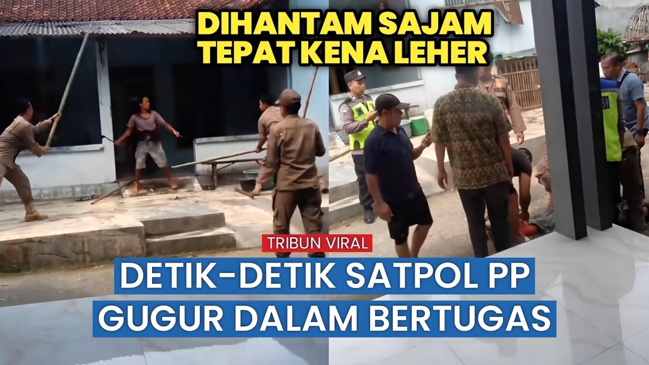 Anggota Satpol PP Gugur usai Kena Sabten Sajam saat Evakuasi ODGJ