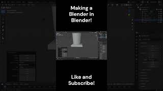Making a blender in Blender!#mygame #blender #3dmodeling #modeling #indiegame #roguelite #blender3d