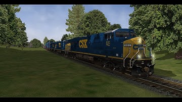 I Updated CSX ES44AH In ORTS/MSTS