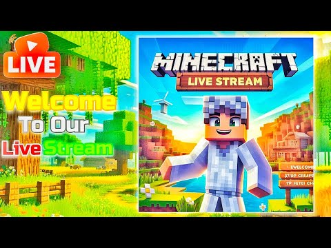 My First Live Stream Minecraft Gameplay | NottyVerse Server | - YouTube