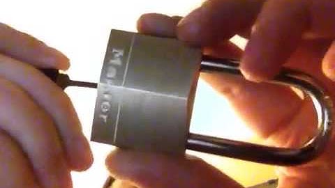 Master lock #140 bypass