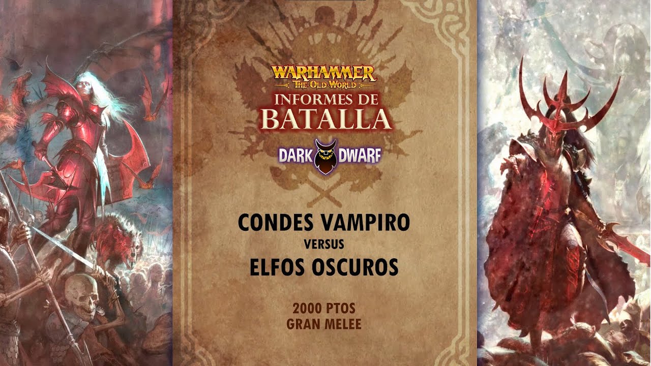 Warhammer The Old World: Condes Vampiro vs Elfos Oscuros | Informe de Batalla