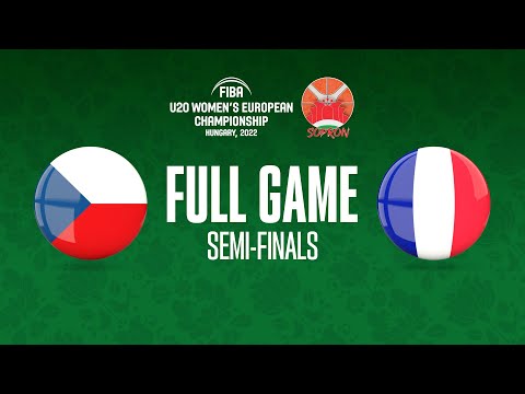 LIVE | SEMI-FINALS: Czech Republic v France | FIBA U20 Women&rsquo;s European Championship 2022