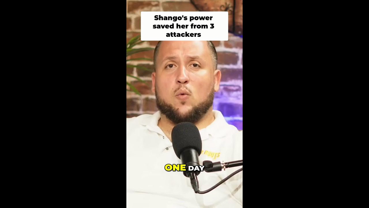 Shango's Lightning Saves Girl from Attackers in Forest!