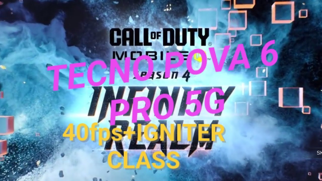 TECNO POVA 6 PRO 5G | 40FPS+IGNITER CLASS BR GAMEPLAY