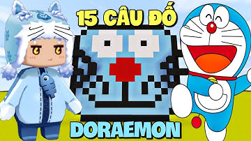 15 câu đố về Doraemon trong Mini World | Meowpeo giải đố | Meowpeo