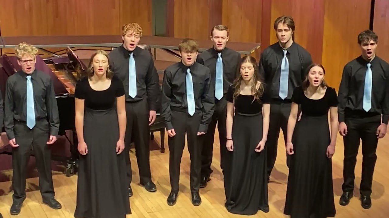 AMEA Conference - Chugiak High Swing Choir sing Run To You by @PTXofficial 