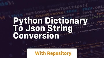 Python dictionary to json string conversion