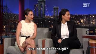 Kim & Kourtney Kardashian @ David Letterman Show 16/01/13 SUB ITA