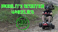 Gas Powered Mobility Scooter Ep 3 ~ Test Ride & Wheelies! (Predator 212)