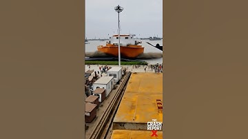 EXPERIENCE THE POWER OF SHIP LAUNCH! 🚢💥 #ai #aigenerated #aivideo