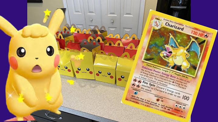 Eating McDonald's Happy Meals until I get EVERY POKEMON CARD!!