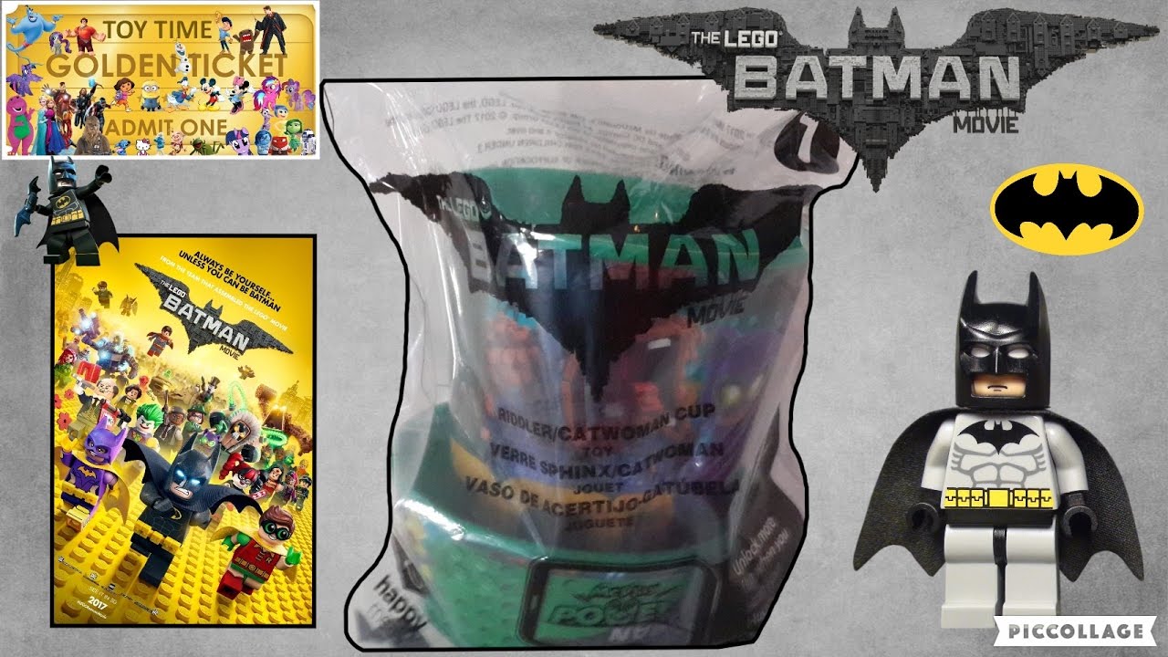 The Lego Batman Movie Toy #7 Riddler Catwoman Cup February 2017 Mcdonalds Happy Meal Toys mcdonalds phone number