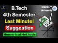 Numerical Methods Suggestion 2025 |  Module-Wise Important Questions | EVEN + ODD #makaut #semester