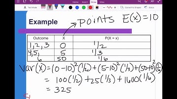 Chapter 16 - variance and SD