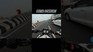 Street Triple 765 🔥 Brutal Downshift Roar Everyone Loves | RoadTopper #shorts #youtubeshorts