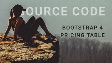 Bootstrap 4 pricing table ( source code )