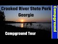 Crooked River State Park Campground Site to Site Tour Georgia (RV Living Full Time)