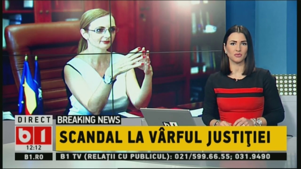 STIRI B1 ORA 12.00, 9 OCT 2019 CU GENTIANA COMAN newspaper mockup