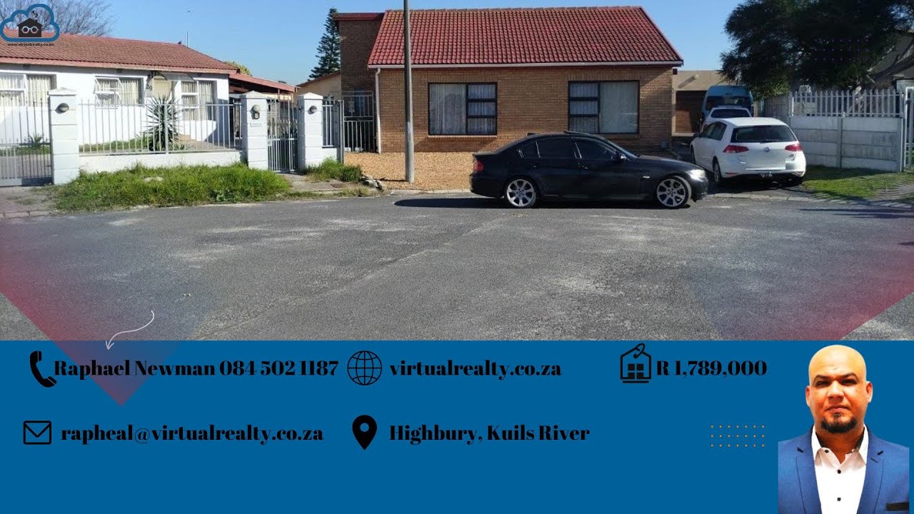 R 1,789,000 5 Bedroom House for sale in Highbury, Kuils River YouTube