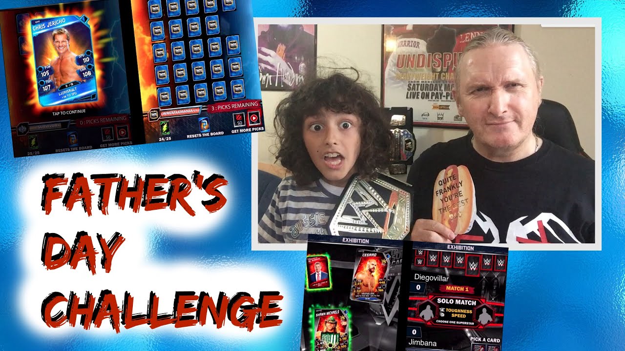 WWE SuperCard 2:110 : Father's Day Challenge