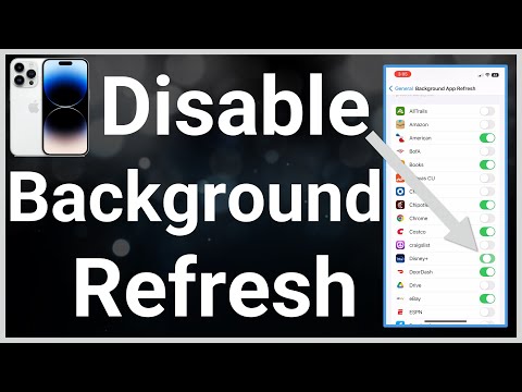 How To Turn Off Background App Refresh