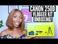 CANON 250D (SL3) UNBOXING: BEST CAMERA FOR YOUTUBE 2021 - BEGINNER FRIENDLY