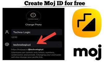 How to Create or change Moj ID on Moj app for free | Moj ID kaise banayeh | Techno Logic | 2021