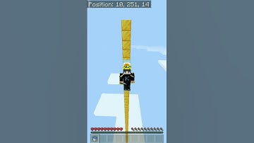 world height limit water bucket MLG😓1.20|#viral #shorts #minecraft