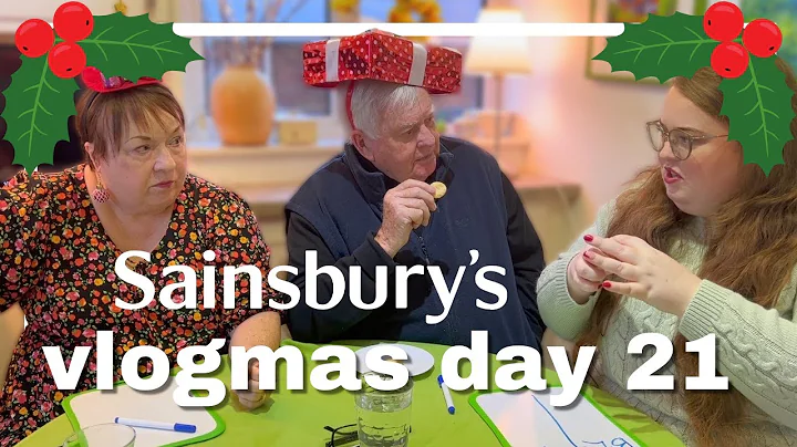 VLOGMAS DAY 21 | sainsbury's christmas food tastin...