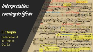 Interpretation coming to Life: Chopin - Ballade No. 4 in F minor, Op. 52