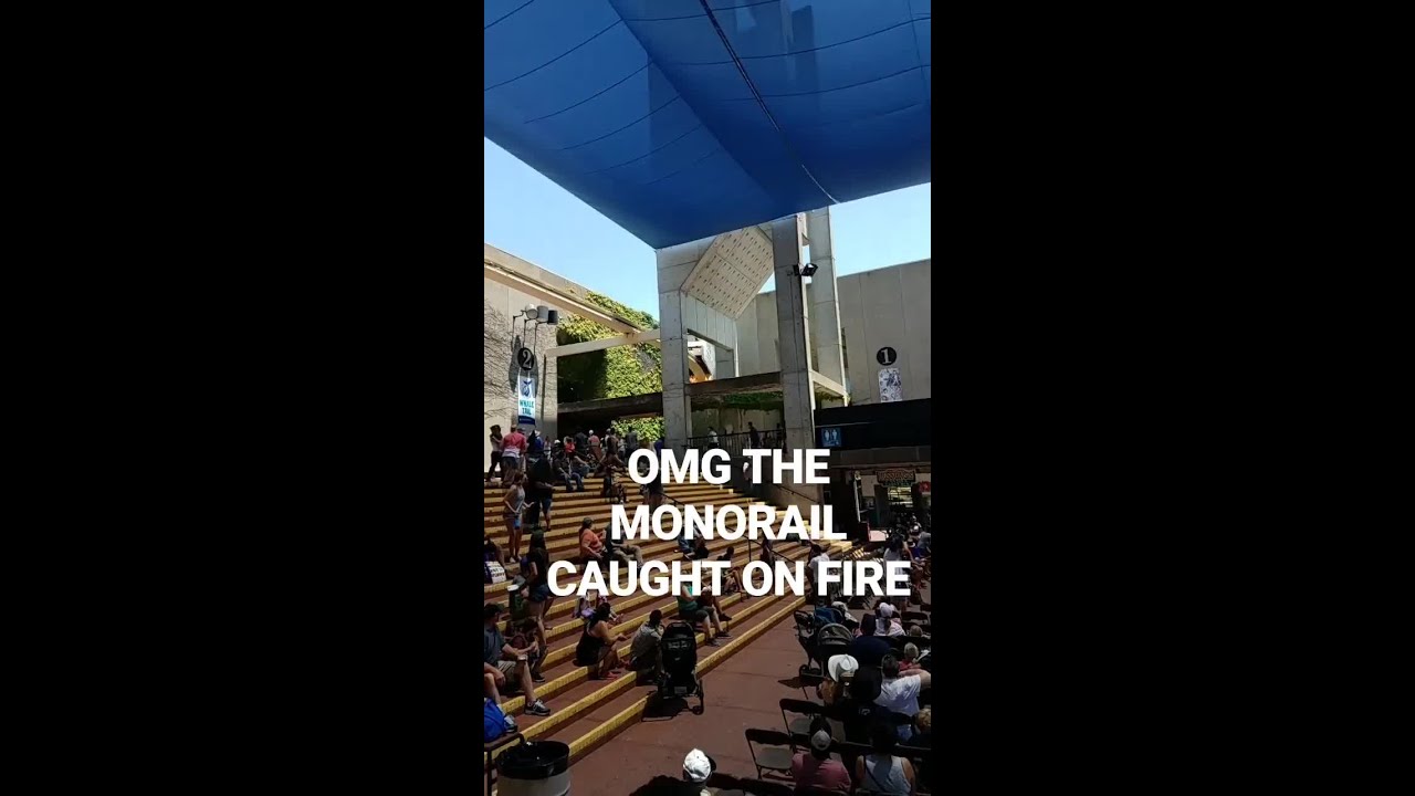 Raw: Cal Expo Monorail Fire