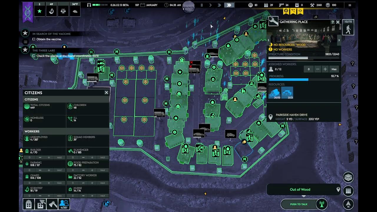 tonight i make the coleny sustain its self infection free zone