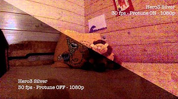 GoPro Hero3 Black vs Silver (w/wo Protune) in very low light