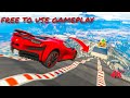 GTA V MEGA RAMP FREE TO USE GAMEPLAY | FREE TO USE FOR YOUTUBE AND TIKTOK.