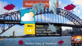 Weather Report Local Weather Forecast Weather Pro Promo screenshot 2