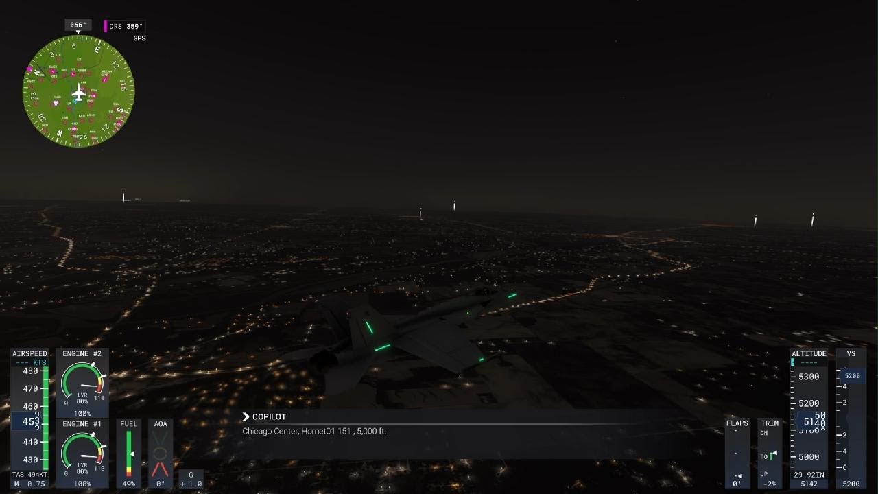 Microsoft Flight Simulator 2024 F-18 Shenanigans