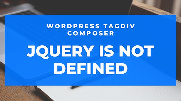 Error JQuery is not defined - Wordpress - Tagdiv Composer